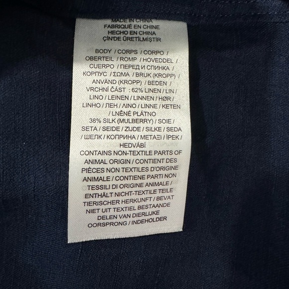 POLO RALPH LAUREN Relaxed Fit Linen-Silk Twill Shirt . - Picture 11 of 13